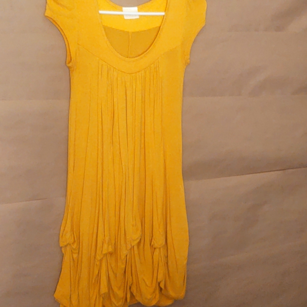 Golden yellow dress